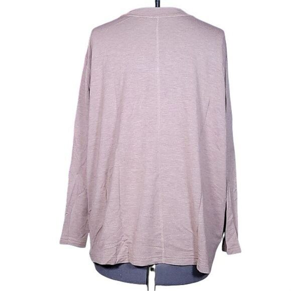 NWOT Isaac Mizrahi Live! SOHO French Terry Relaxed Knit Top Sz S - Picture 4 of 12